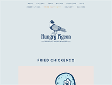Tablet Screenshot of hungrypigeon.com